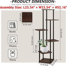 Load image into Gallery viewer, Modern 6-Tier Flower Shelf - Corner Metal Plant Stand for Various Sizes