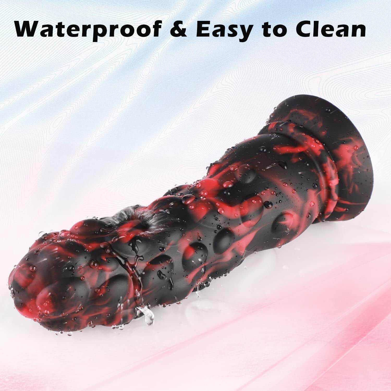 XL Fantasy Knot Dildo - 10 Vibrations, Realistic Silicone Pleasure Toy for Women