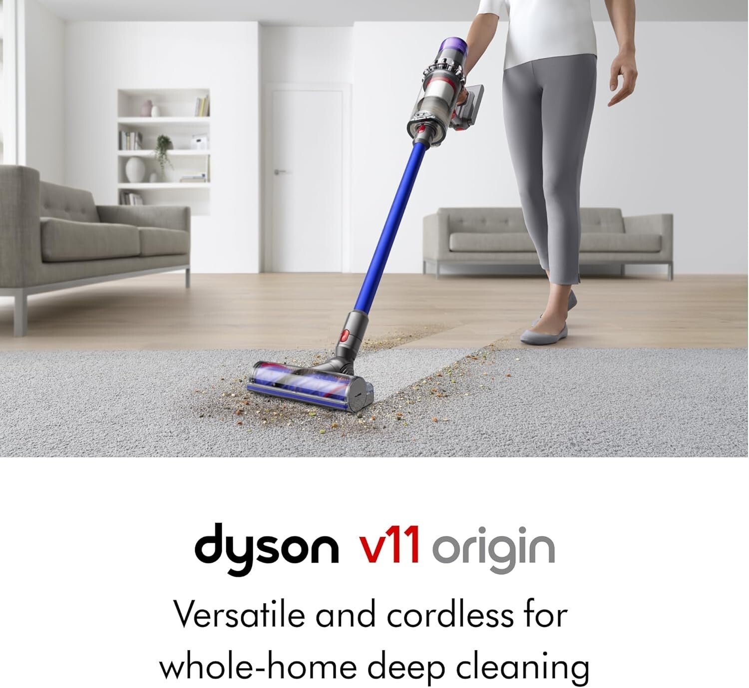 Cordless Dyson V11 Origin Vacuum - 60 Min Power, Ideal for Pet Hair & All Floors