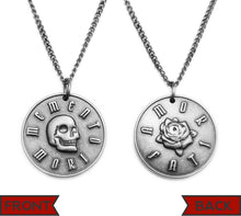 Load image into Gallery viewer, Stainless Steel Amor Fati Pendant - Inspirational Philosophy Necklace for Men