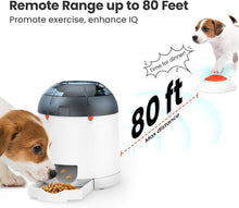 Load image into Gallery viewer, Rechargeable Interactive IQ Training Dog Feeder - Remote Controlled Fun, 280ml