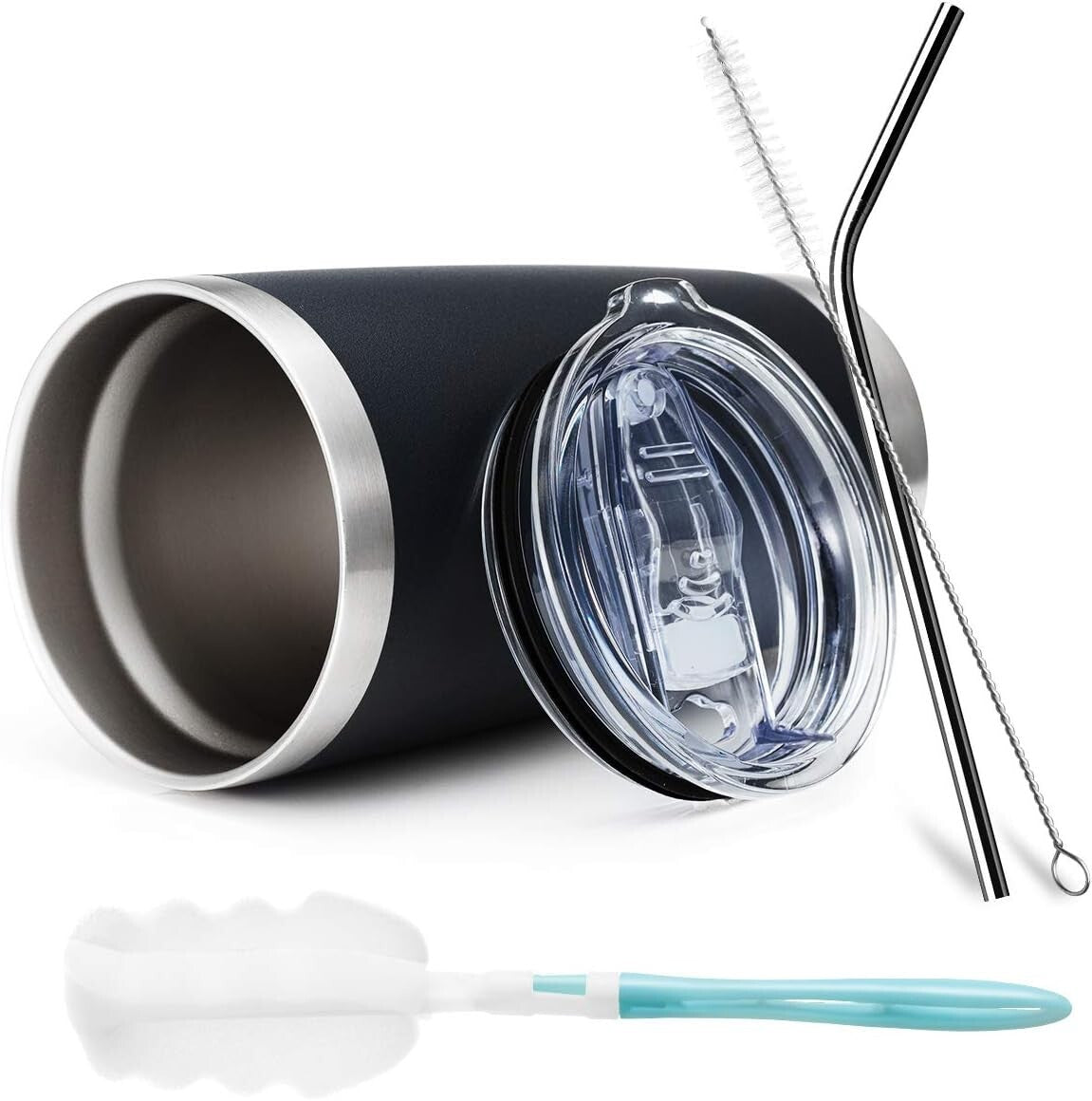 Durable 20oz Double Wall Insulated Tumblers - 12 Count for Hot & Cold Drinks