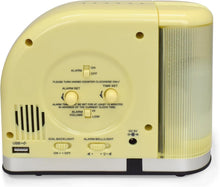 Load image into Gallery viewer, Big Ben Moon Beam Retro Alarm Clock in Yellow - Vintage Design with Charm