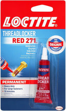 Load image into Gallery viewer, Threadlocker Red 271 - High Strength Permanent Glue for Nuts &amp; Bolts | 12 Pack
