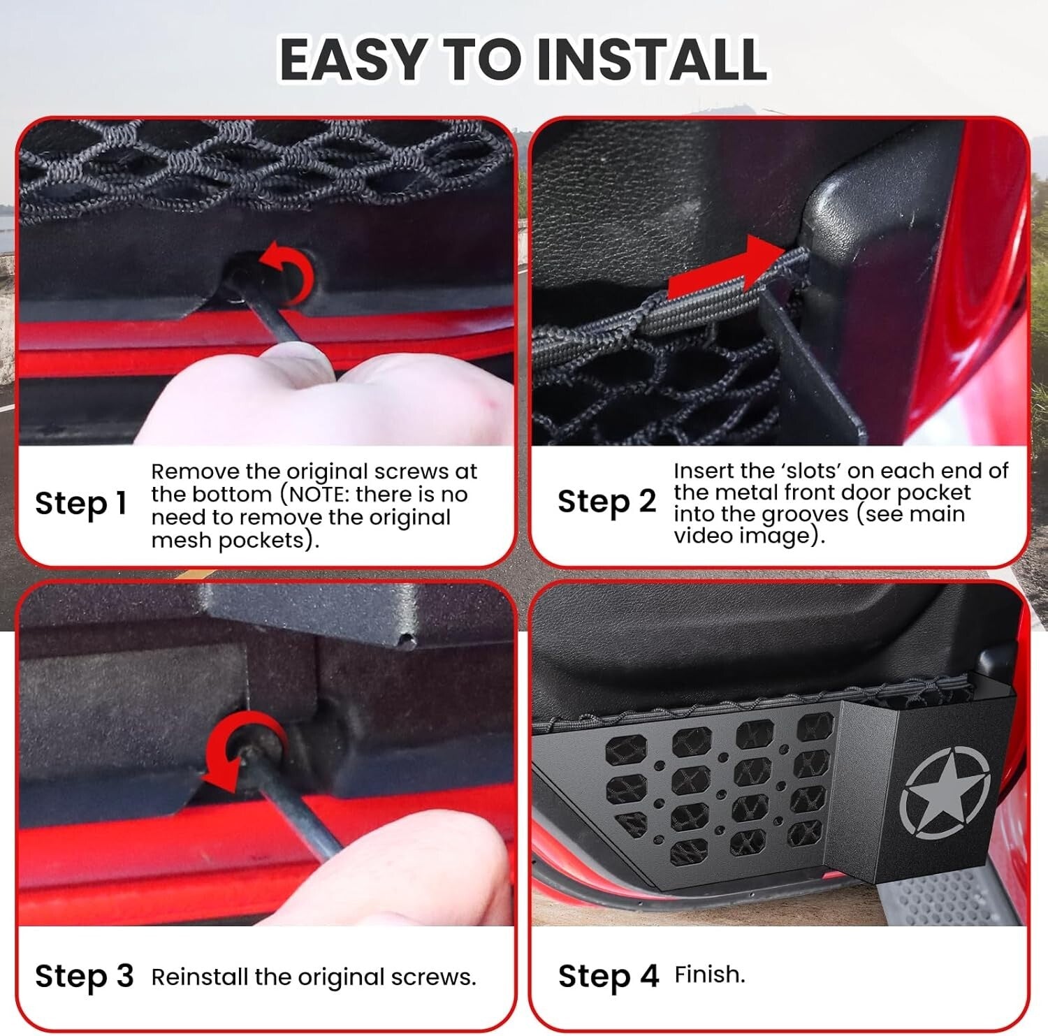 Durable Scratchproof Jeep Storage Panels for Wrangler JL & Gladiator - 2018-2025