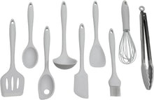 Load image into Gallery viewer, Multi-Functional 9-Piece BPA-Free Silicone Kitchen Tools Set - Soft &amp; Strong