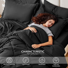 Load image into Gallery viewer, Complete 7-Piece California King Bedding Set - Soft, Lightweight, and Stylish