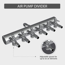 Load image into Gallery viewer, Durable 50W Electromagnetic Air Pump - 8 Outlets for Fish Tanks &amp; Hydroponics