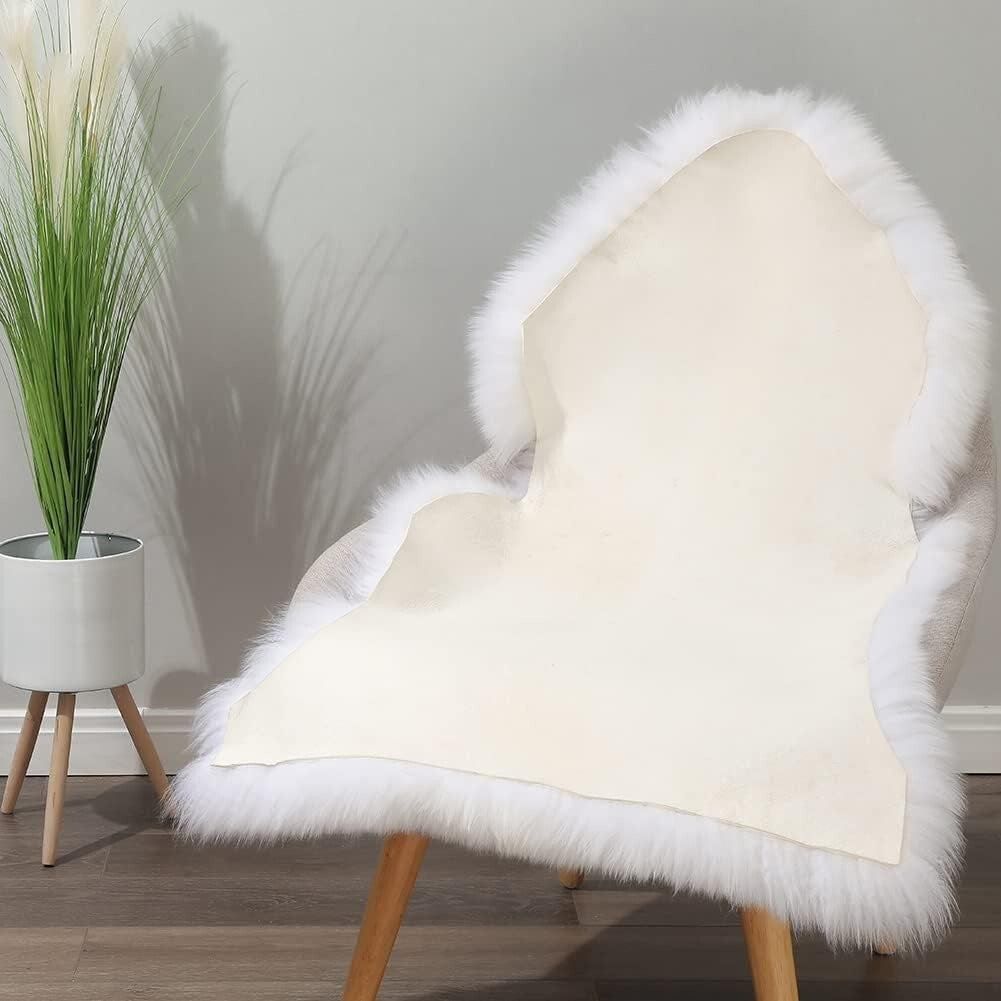 High-Quality Handmade Sheepskin Rug - Elegant Decor for Living & Bedroom