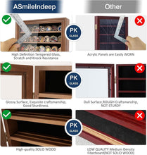 Load image into Gallery viewer, Elegant Military Challenge Coin Display Case with Toughened Glass &amp; Shelves