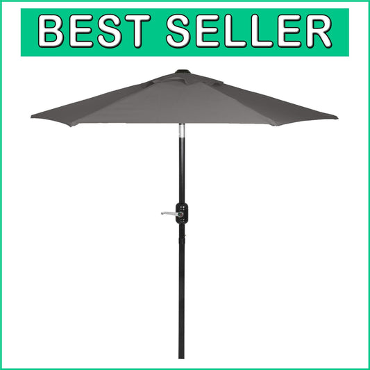 Durable 6 Ft Outdoor Umbrella - Easy Crank & Tilt Design for Ultimate Shade