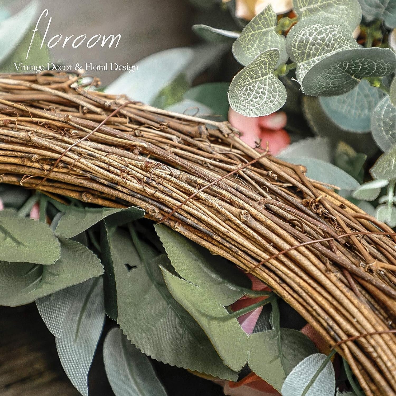 Stunning 20'' Pink Peony Wreath for Front Door - Perfect for Spring Occasions