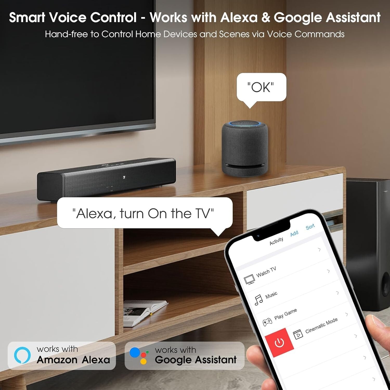 Effortless X1S Universal Remote: Smart Home Integration, Macro Buttons Included