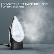 Load image into Gallery viewer, Versatile Stainless Steel Clothes Iron with 300 Microsteam Holes - 1700W Power