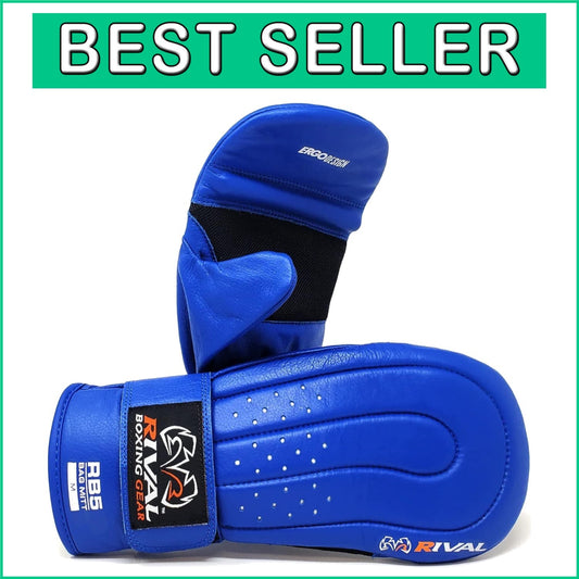 X-Large Premium Leather Bag Mitt Gloves for Zero Resistance Boxing Training