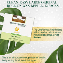 Load image into Gallery viewer, Convenient 12-Pack of Clean+Easy Wax Refills - Smooth Skin, Pain-Free Solution