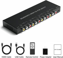 Load image into Gallery viewer, Multi-AV 6-Port RCA to HDMI Converter - Ideal for Gaming and Home Theater