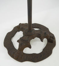 Load image into Gallery viewer, Elegant Vintage Ashtray with Handle - 25” Cast Iron Floor Stand Design