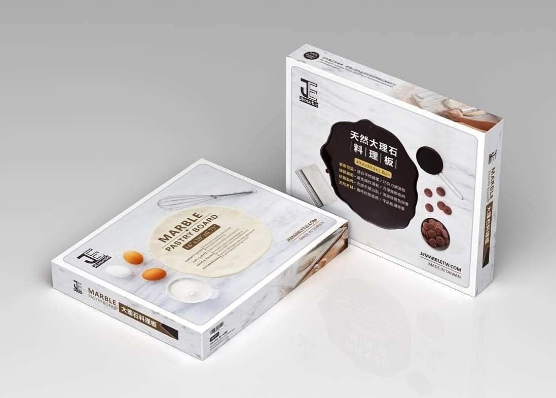 Elegant 16x20 Marble Pastry Board with Non-Slip Stability for Effortless Baking