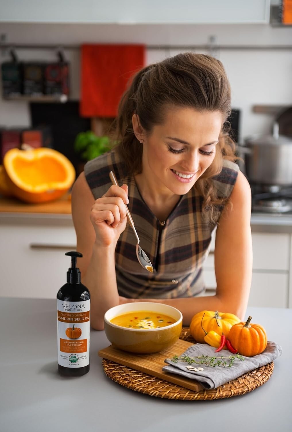 Cold Pressed Pumpkin Seed Oil - 64 Fl Oz | Natural Skin & Hair Care Essential