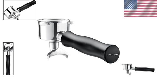 Ergonomic 54mm Portafilter with Double Spout - Perfect for Espresso Perfection