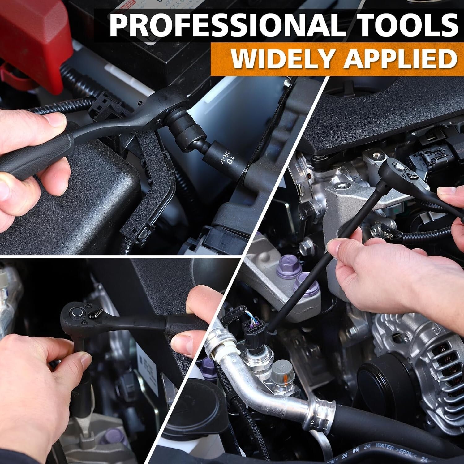 Efficient 1/4-Inch Drive 56-Piece Impact Socket Set - Superior Durability