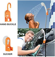 Load image into Gallery viewer, Waterproof Camping Shower with 2 Flow Rates &amp; Built-in LEDs - Lightweight Design