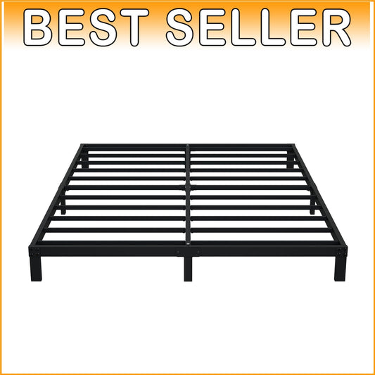 Elegant & Sturdy 7-Inch Full Bed Frame - Squeak & Scratch Resistant Design