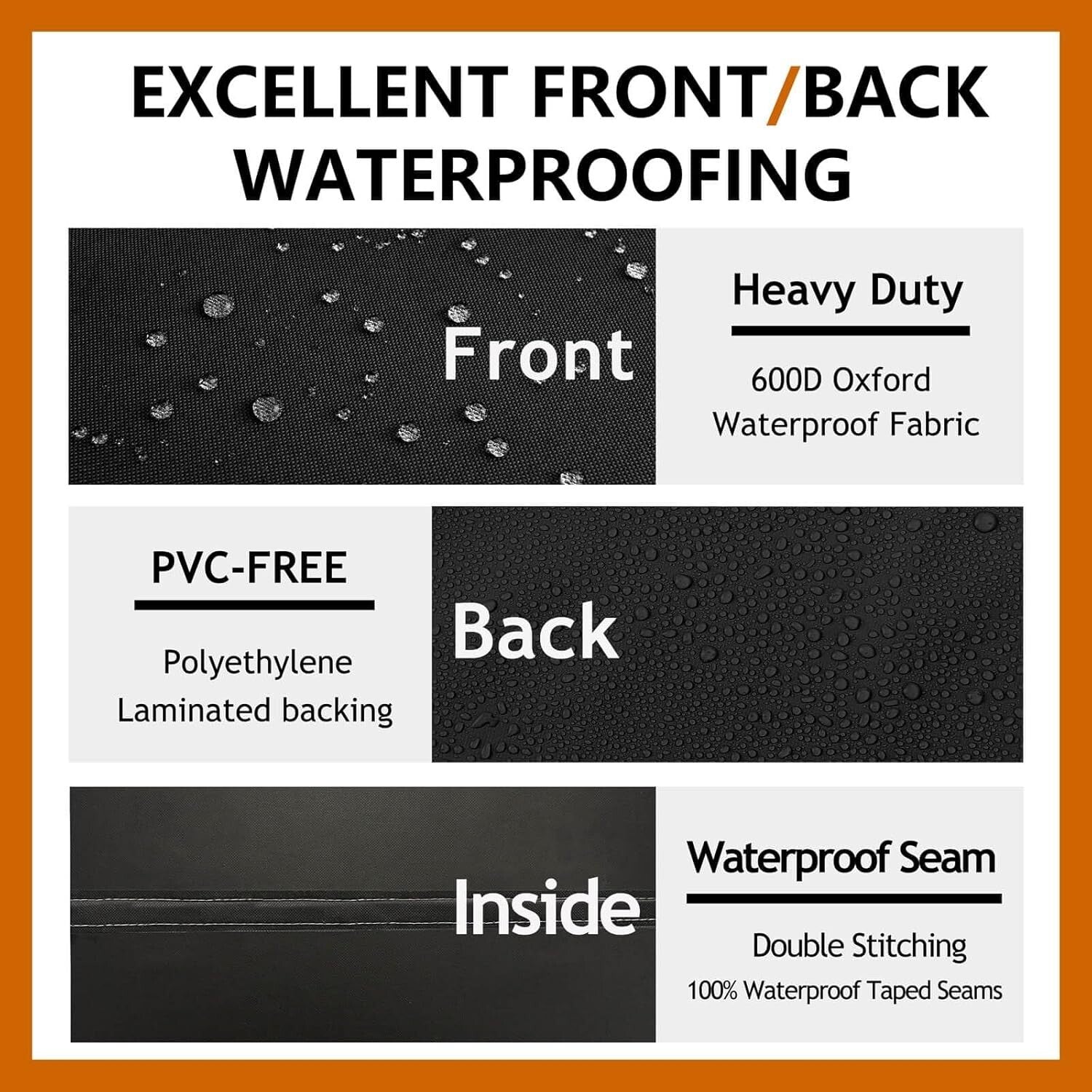 Durable L-Shaped Sofa Cover for 83 x 115 Inch Sectionals - Weatherproof Design