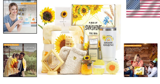 Unique Spa Gift Set for Her - 10 Pieces of Floral Relaxation Essentials