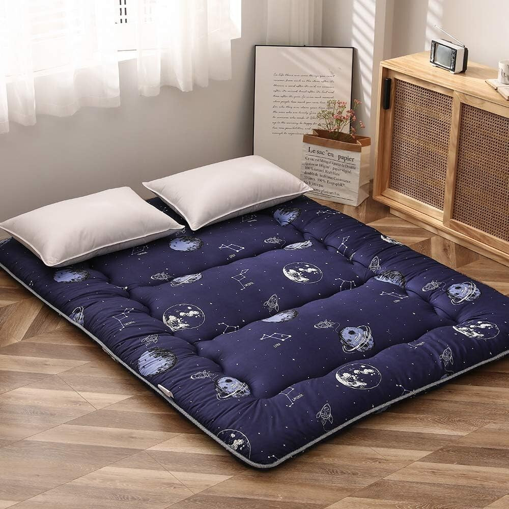Cozy Twin Size Floor Mattress with Polyester Cover - Perfect for Play and Sleep