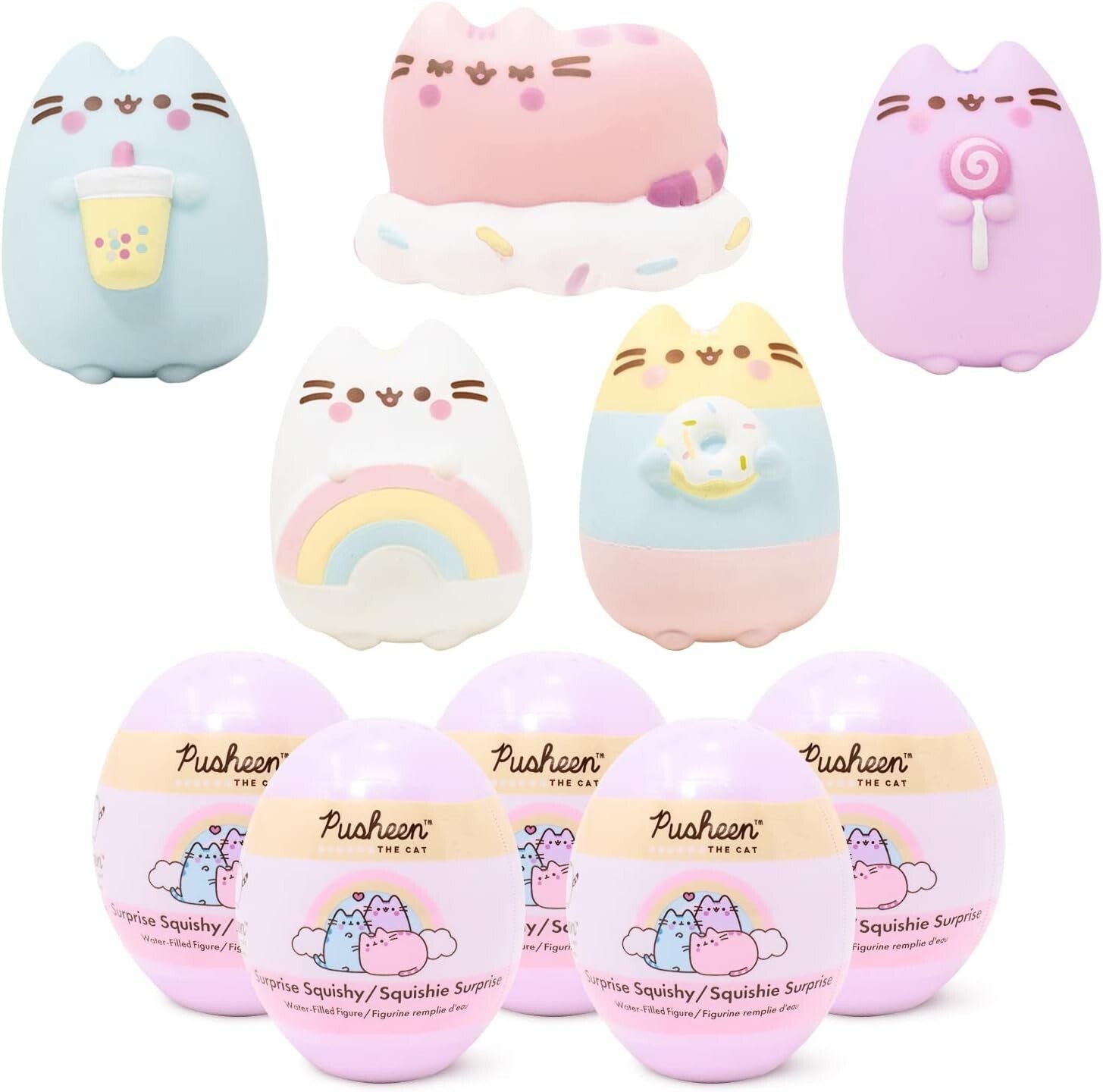 Cute & Collectible Pusheen Squishy Toys - 5 Unique Designs in a Surprise Capsule