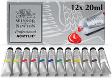 Load image into Gallery viewer, Superior Acrylic Paint Set - 12 Pigmented 20ml Tubes for Canvas Art