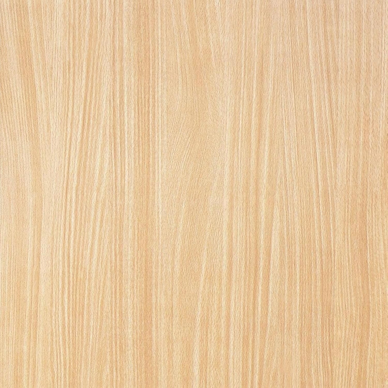 Versatile Light Wood Contact Paper for Smooth Surfaces - 1 Roll 48.23 sq. ft.