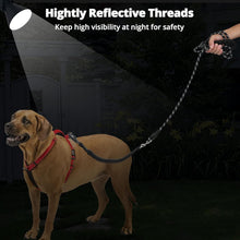 Load image into Gallery viewer, Reflective Long Dog Leash 100 FT - Bungee Safety &amp; Comfort Padded Handle