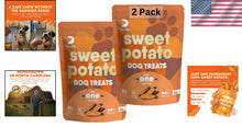Load image into Gallery viewer, Healthy Sweet Potato Chews for Dogs - Grain-Free, Vegetarian Treats - 2 lb Pack