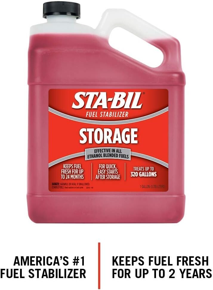 Sta-bil Storage Fuel Additive - Safeguards 320 Gallons of Gasoline, Made in USA