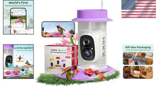 Load image into Gallery viewer, Smart Hummingbird Feeder with HD Camera - Solar-Powered &amp; Ant-Proof 1.1 lbs