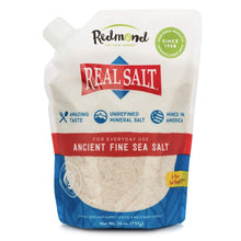 Load image into Gallery viewer, Real Salt - Unrefined Ancient Sea Salt 26oz Pouch, 6 Pack for Flavor Enthusiasts