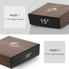 Load image into Gallery viewer, Portable Diamond Knife Sharpener with Leather Strop: Elevate Your Kitchen Skills