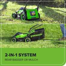 Load image into Gallery viewer, Powerful 40V 14'' Push Mower - Includes 4.0Ah Battery &amp; Charger, 3 Year Warranty