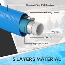 Load image into Gallery viewer, Heavy-Duty 50FT Heated Water Hose with Lead-Free Construction for Outdoor Use
