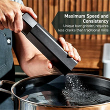 Load image into Gallery viewer, Heavy-Duty HexMill Salt Grinder - Professional Grade with 10 Adjustable Settings