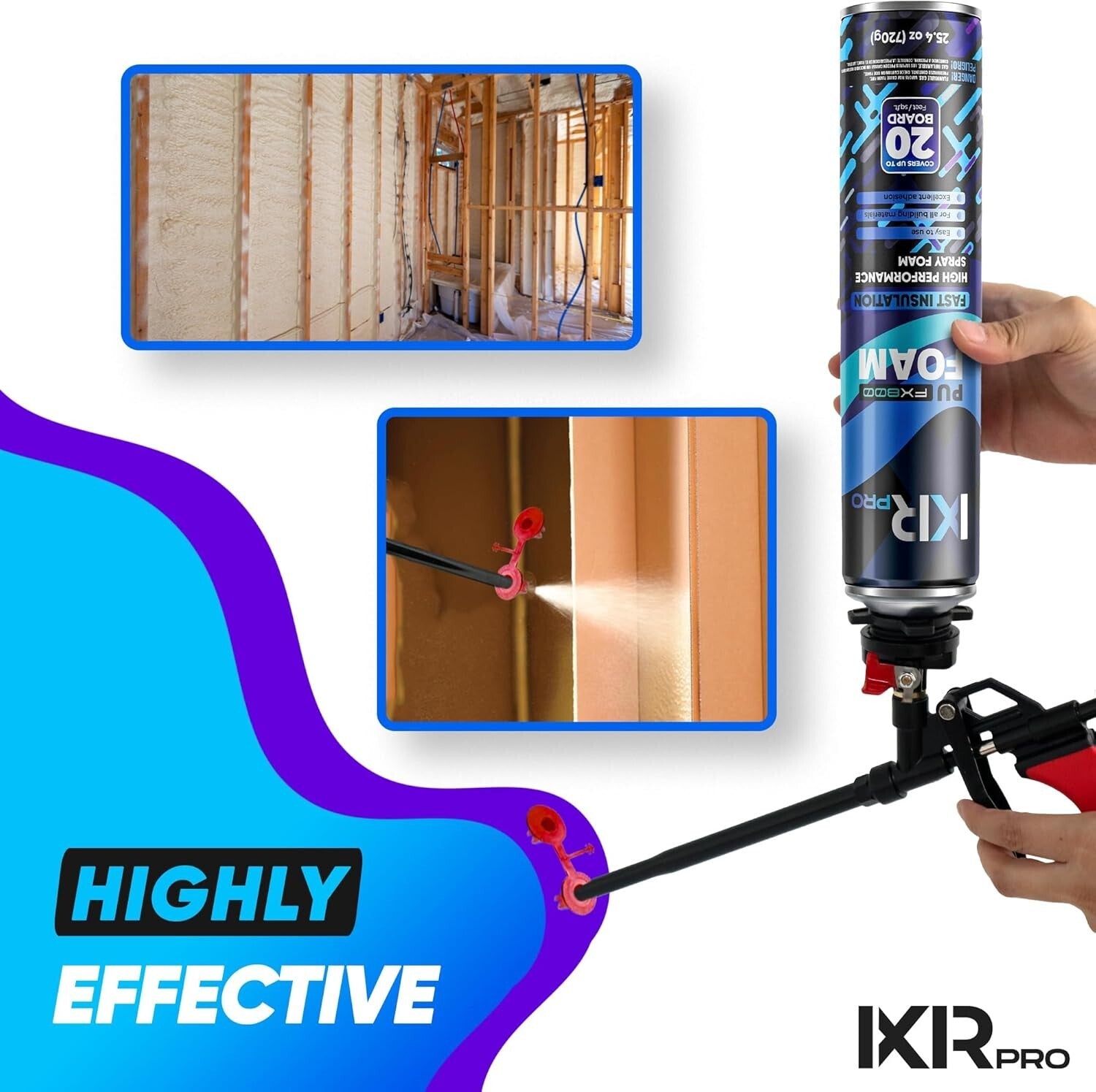 DIY Insulation Solution - 18 oz Spray Foam for Soundproofing & Energy Savings