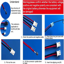Load image into Gallery viewer, 6600mAh 3.7V Rechargeable Li-ion Battery with JST Plug - Real Capacity Assurance