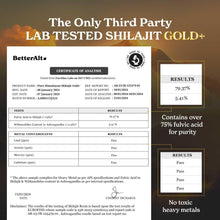 Load image into Gallery viewer, Pure Himalayan Shilajit Gold+ | Pack of 2- Boost Recovery &amp; Strength, 60g Each