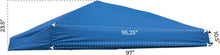 Load image into Gallery viewer, Water-Resistant Royal Blue Canopy Top for Easy Outdoor Coverage - 10x10 Fit