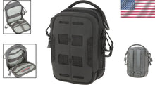Load image into Gallery viewer, Versatile Low-Profile Black Admin Pouch - Perfect for Organizing Essentials