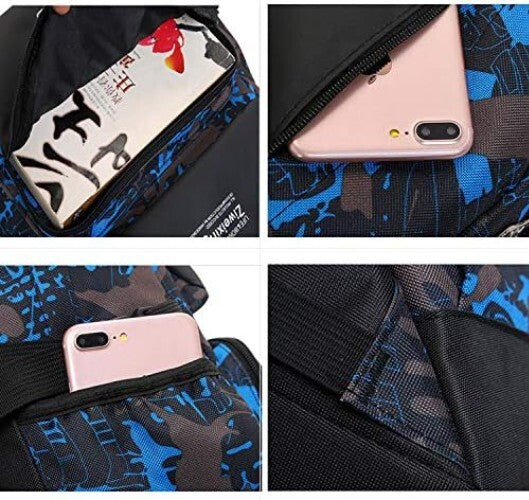 Lightweight Waterproof Kids Backpack - Perfect for School & Travel, 18.1 Inches