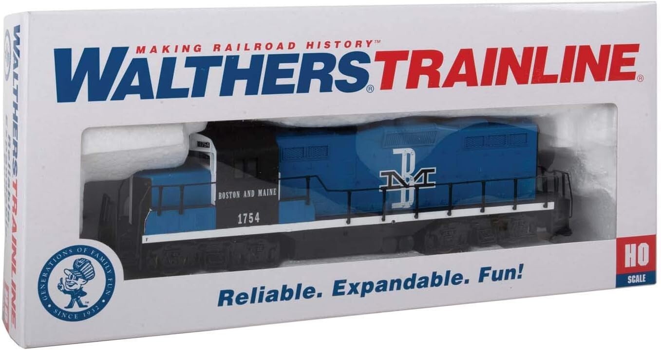 Premium HO Scale EMD GP9M Boston & Maine Train Model - Collectible Craftsmanship